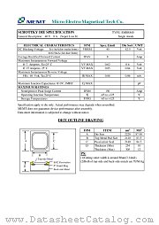 SMBR840 datasheet pdf MEMT Micro-Electro-Magnetical Tech Co.