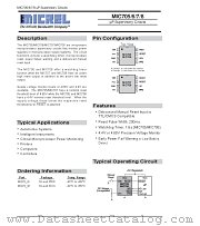 MIC705M datasheet pdf Micrel Semiconductor