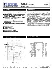 SY69952A datasheet pdf Micrel Semiconductor