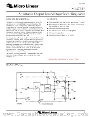 ML4661CS datasheet pdf Micro Linear