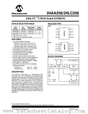 24AA256T-I_P datasheet pdf Microchip