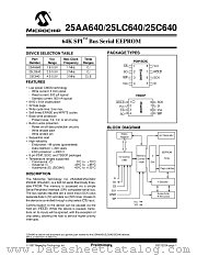 25C640-E_SN datasheet pdf Microchip