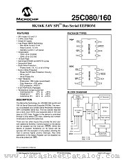 25C080-_P datasheet pdf Microchip
