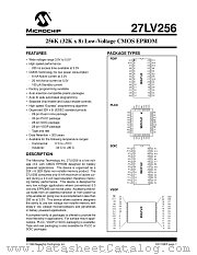 27LV256-25I_VS datasheet pdf Microchip