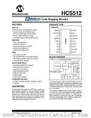 HCS512-_SN datasheet pdf Microchip