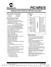 PIC16F874-O4_P datasheet pdf Microchip