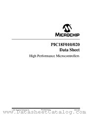 PIC18LF020T datasheet pdf Microchip