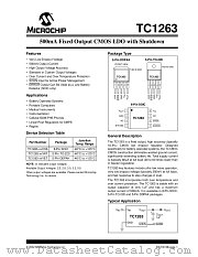 TC1263-28VOATR datasheet pdf Microchip