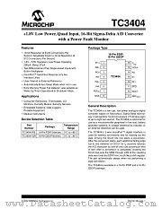 TC3404VQRTR datasheet pdf Microchip