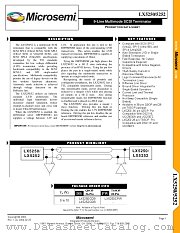 LX5250CDBT datasheet pdf Microsemi
