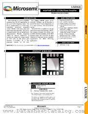 LX5512ELQ-TR datasheet pdf Microsemi