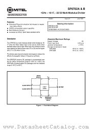 DES9208901DGAZ datasheet pdf Mitel Semiconductor