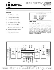 MH8980DL datasheet pdf Mitel Semiconductor