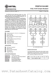 PDSP16116MC datasheet pdf Mitel Semiconductor