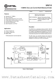 SP8715MPAS datasheet pdf Mitel Semiconductor