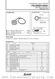 FD2000BV-90DA datasheet pdf Mitsubishi Electric Corporation