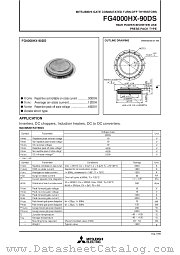 FGR4000HX-90DS datasheet pdf Mitsubishi Electric Corporation