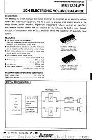 M51132L datasheet pdf Mitsubishi Electric Corporation