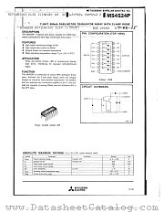 M54524P datasheet pdf Mitsubishi Electric Corporation
