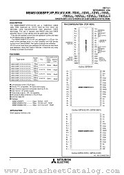 M5M51008BKR-70VL-I datasheet pdf Mitsubishi Electric Corporation