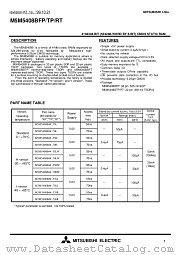 M5M5408BFP-55LW datasheet pdf Mitsubishi Electric Corporation