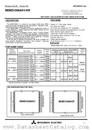 M5M5V208AKR-55H datasheet pdf Mitsubishi Electric Corporation