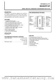 M64894AGP datasheet pdf Mitsubishi Electric Corporation