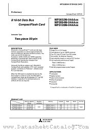 MF0032M-04AA datasheet pdf Mitsubishi Electric Corporation