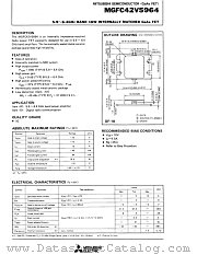 MGFC42V5964A datasheet pdf Mitsubishi Electric Corporation