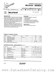 ML5704F datasheet pdf Mitsubishi Electric Corporation