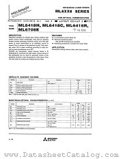 ML6418R datasheet pdf Mitsubishi Electric Corporation