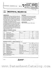 ML9701A datasheet pdf Mitsubishi Electric Corporation