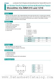 MM1215ZN datasheet pdf Mitsumi Electric