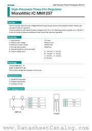 MM1257AT datasheet pdf Mitsumi Electric