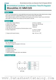 MM1320KN datasheet pdf Mitsumi Electric