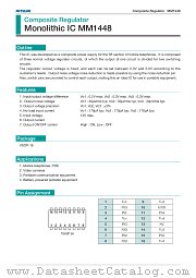 MM1448 datasheet pdf Mitsumi Electric