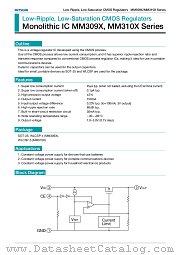 MM3105A datasheet pdf Mitsumi Electric