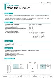PST574E datasheet pdf Mitsumi Electric