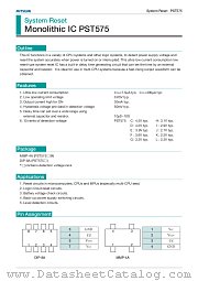 PST575GM datasheet pdf Mitsumi Electric