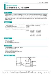 PST600HM datasheet pdf Mitsumi Electric