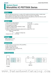PST7021M datasheet pdf Mitsumi Electric