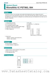 PST994E datasheet pdf Mitsumi Electric