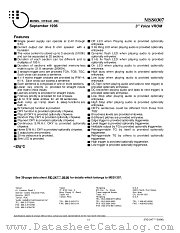 MSS0207 datasheet pdf Mosel Vitelic Corp