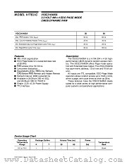 V53C316405A-50T datasheet pdf Mosel Vitelic Corp