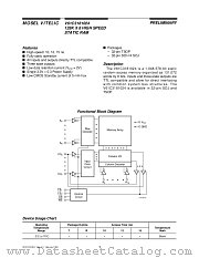 V61C3181024-12R datasheet pdf Mosel Vitelic Corp