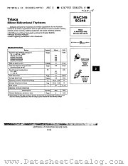 MAC245B datasheet pdf Motorola