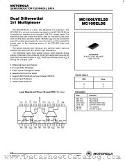 MC100LVEL56 datasheet pdf Motorola