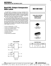 MC10E1652L datasheet pdf Motorola