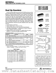 MC14520BCL datasheet pdf Motorola