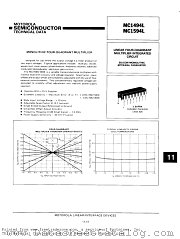 MC1594L datasheet pdf Motorola